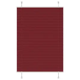 Plisseeritud Ruloo Bordeaux Punane 95X150 Cm Kanga Laius