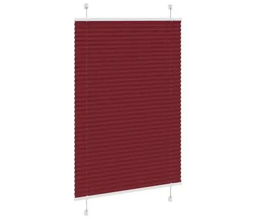 Plisseeritud Ruloo Bordeaux Punane 100X150 Cm Kanga Laius