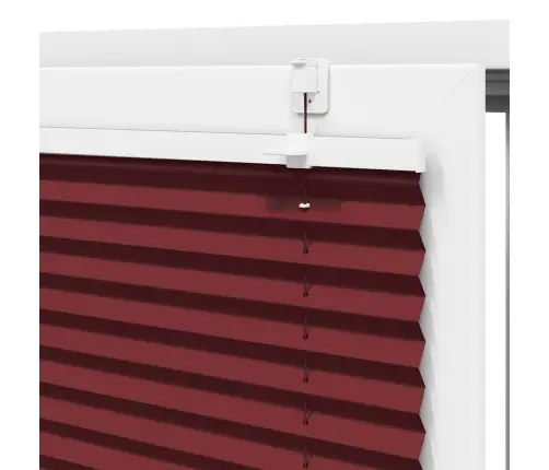 Plisseeritud Ruloo Bordeaux Punane 100X150 Cm Kanga Laius