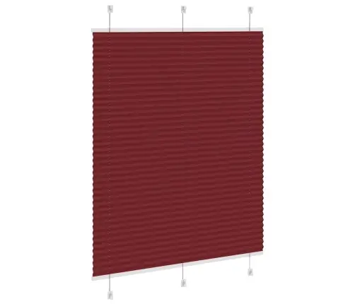 Kroku Žalūzija Bordo Sarkana 105X150 Cm Auduma Platums 104,4 Cm Vidaxl