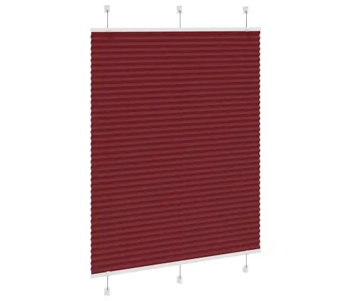 Kroku Žalūzija Bordo Sarkana 110X150 Cm Auduma Platums 109,4 Cm Vidaxl
