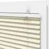 Pleated Blind Cream 40X100 Cm Auduma Platums 39,4 Cm Vidaxl