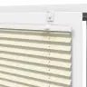 Pleated Blind Cream 50X100 Cm Auduma Platums 49,4 Cm Vidaxl