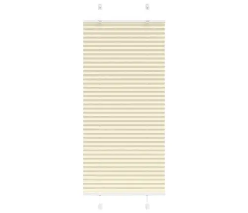 Plisuotas Blind Cream 65X100 Cm Audinio Plotis 64,4 Cm
