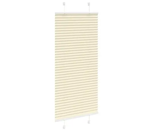 Plisuotas Blind Cream 65X100 Cm Audinio Plotis 64,4 Cm