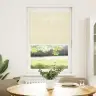 Pleated Blind Cream 70X100 Cm Auduma Platums 69,4 Cm Vidaxl