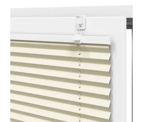 Pleated Blind Cream 70X100 Cm Auduma Platums 69,4 Cm Vidaxl