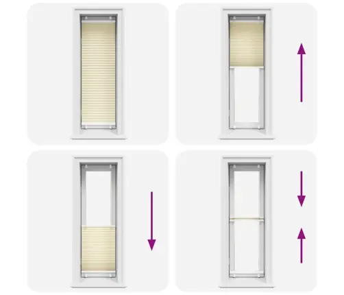 Plisuotas Blind Cream 40X150 Cm Audinio Plotis 39,4 Cm