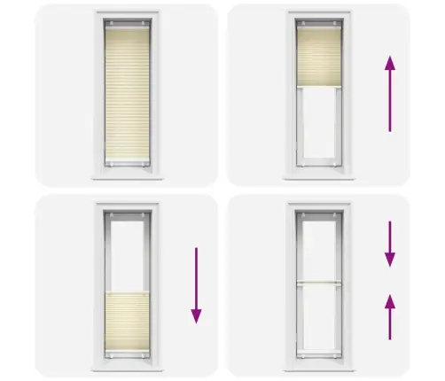 Plisēts Žalūziju Krēms 50X150 Cm Auduma Platums 49,4 Cm Vidaxl