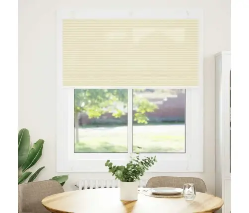 Plisuotas Blind Cream 115X150 Cm Audinio Plotis 114,4 Cm