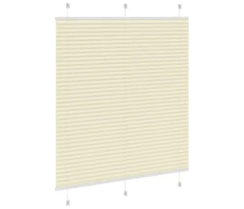 Plisuotas Blind Cream 120X150 Cm Audinio Plotis 119,4 Cm