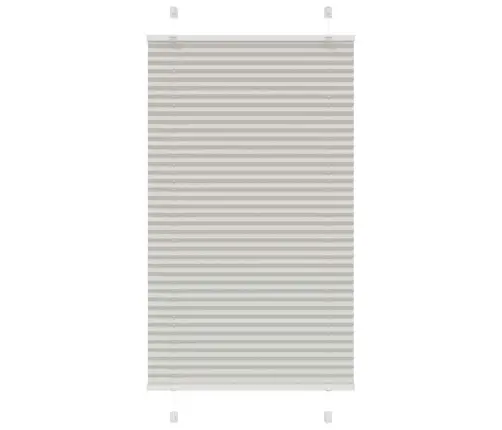 Kroku Žalūzija Gaiši Pelēka 75X100 Cm Auduma Platums 74,4 Cm Vidaxl