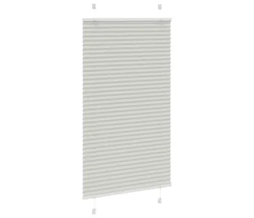 Kroku Žalūzija Gaiši Pelēka 75X100 Cm Auduma Platums 74,4 Cm Vidaxl