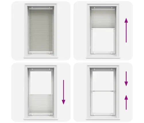 Kroku Žalūzija Gaiši Pelēka 75X100 Cm Auduma Platums 74,4 Cm Vidaxl