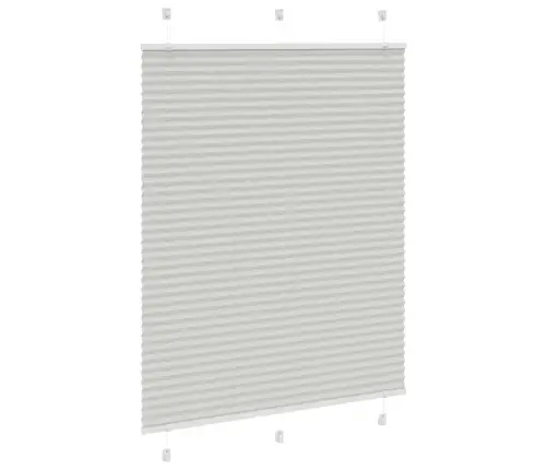 Plisseeritud Ruloo Helehall 110X100 Cm Kanga Laius 109,4 Cm
