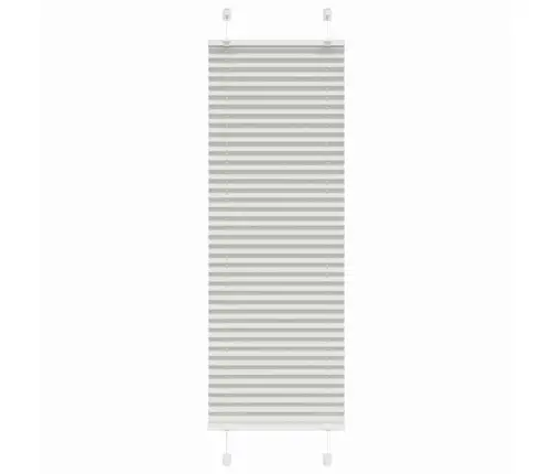 Klostuota Žaliuze Šviesiai Pilka 45X150 Cm Audinio Plotis