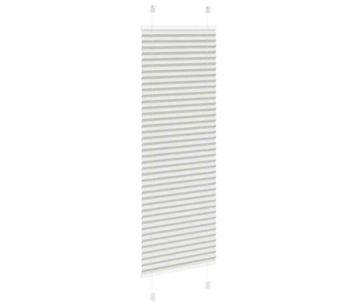 Kroku Žalūzija Gaiši Pelēka 45X150 Cm Auduma Platums 44,4 Cm Vidaxl