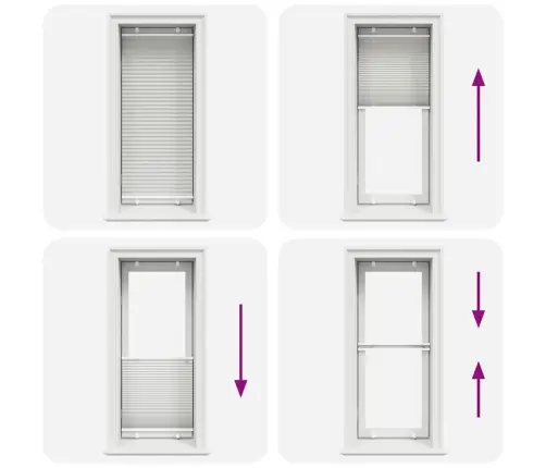 Plisseeritud Ruloo Helehall 55X150 Cm Kanga Laius 54,4 Cm