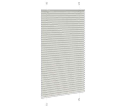 Klostuota Žaliuze Šviesiai Pilka 75X150 Cm Audinio Plotis