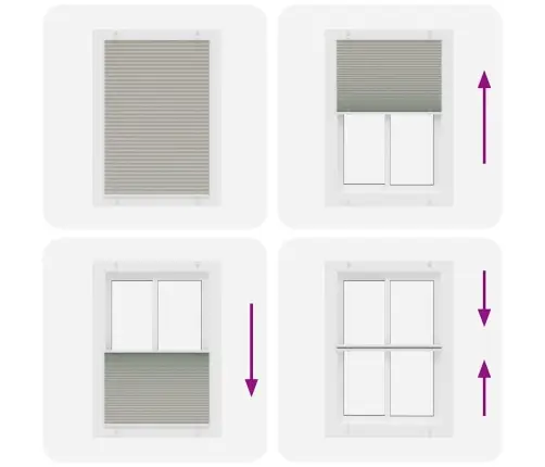 Plisseeritud Ruloo Helehall 85X150 Cm Kanga Laius 84,4 Cm