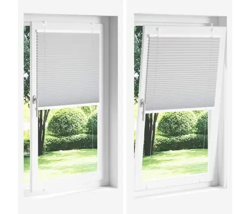 Plisseeritud Ruloo Helehall 85X150 Cm Kanga Laius 84,4 Cm