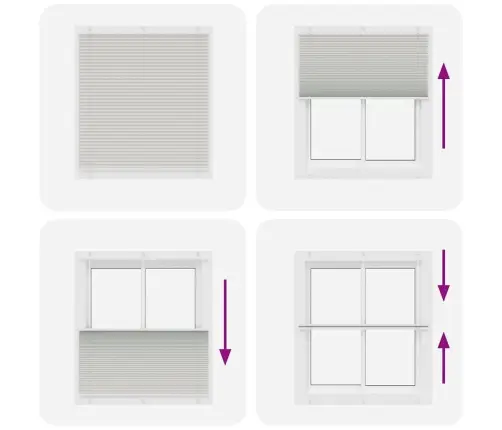 Kroku Žalūzija Gaiši Pelēka 120X150 Cm Auduma Platums 119,4 Cm Vidaxl