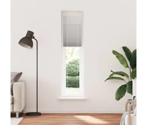 Kroku Žalūzija Gaiši Pelēka 40X200 Cm Auduma Platums 39,4 Cm Vidaxl