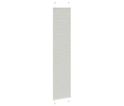 Kroku Žalūzija Gaiši Pelēka 40X200 Cm Auduma Platums 39,4 Cm Vidaxl