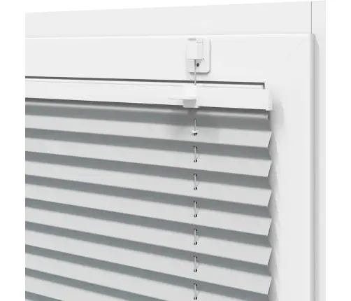 Kroku Žalūzija Gaiši Pelēka 40X200 Cm Auduma Platums 39,4 Cm Vidaxl