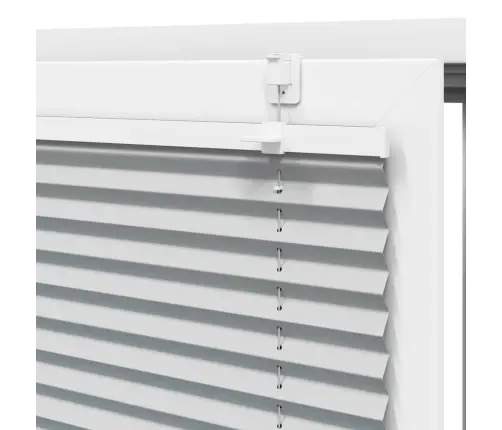 Kroku Žalūzija Gaiši Pelēka 50X200 Cm Auduma Platums 49,4 Cm Vidaxl