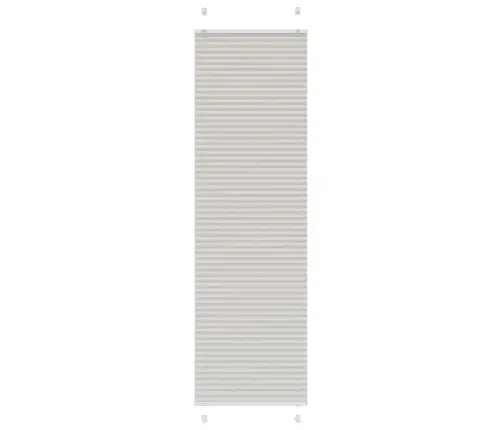 Kroku Žalūzija Gaiši Pelēka 60X200 Cm Auduma Platums 59,4 Cm Vidaxl