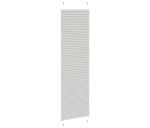 Kroku Žalūzija Gaiši Pelēka 60X200 Cm Auduma Platums 59,4 Cm Vidaxl