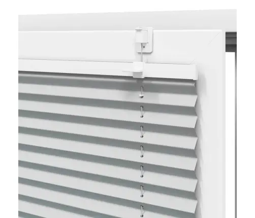 Kroku Žalūzija Gaiši Pelēka 60X200 Cm Auduma Platums 59,4 Cm Vidaxl