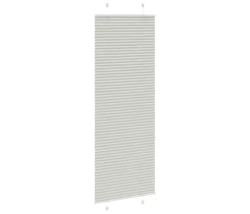 Kroku Žalūzija Gaiši Pelēka 70X200 Cm Auduma Platums 69,4 Cm Vidaxl