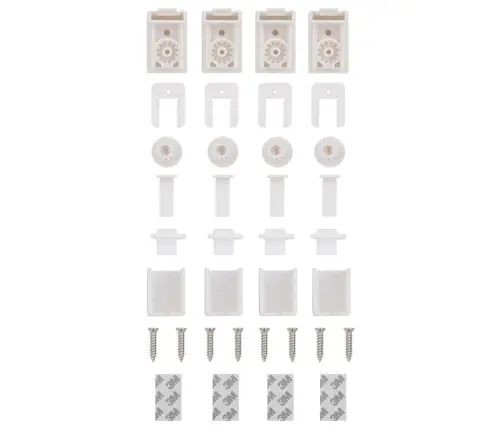 Klostuota Žaliuze Šviesiai Pilka 80X200 Cm Audinio Plotis Klostuota Žaliuze Šviesiai Pilka 80X200 Cm Audinio Plotis