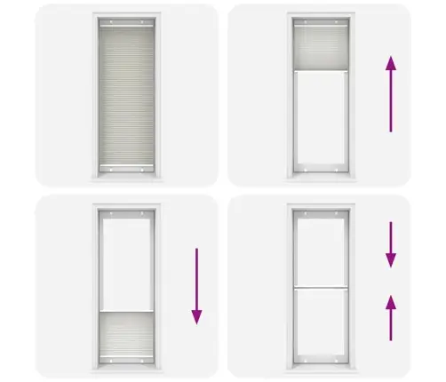 Klostuota Žaliuze Šviesiai Pilka 80X200 Cm Audinio Plotis Klostuota Žaliuze Šviesiai Pilka 80X200 Cm Audinio Plotis