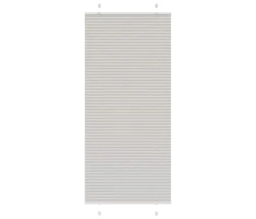 Plisseeritud Ruloo Helehall 85X200 Cm Kanga Laius 84,4 Cm