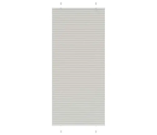 Kroku Žalūzija Gaiši Pelēka 95X200 Cm Auduma Platums 94,4 Cm Vidaxl