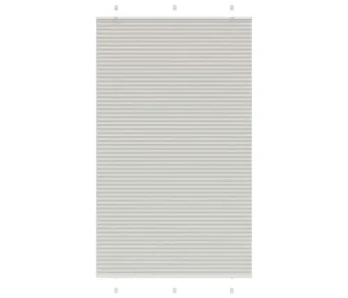 Kroku Žalūzija Gaiši Pelēka 115X200 Cm Auduma Platums 114,4 Cm Vidaxl