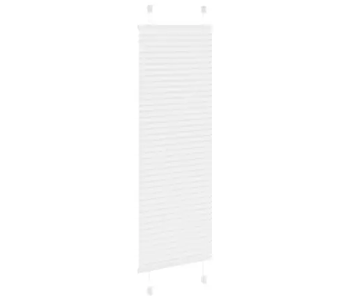 Plisseeritud Ruloo Valge 45X100 Cm Kanga Laius 44,4 Cm
