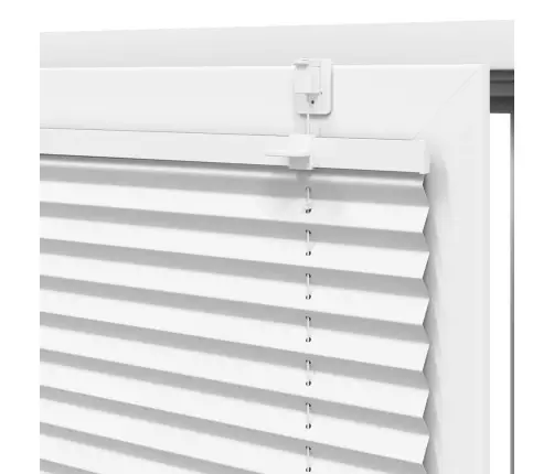 Plisseeritud Ruloo Valge 45X100 Cm Kanga Laius 44,4 Cm