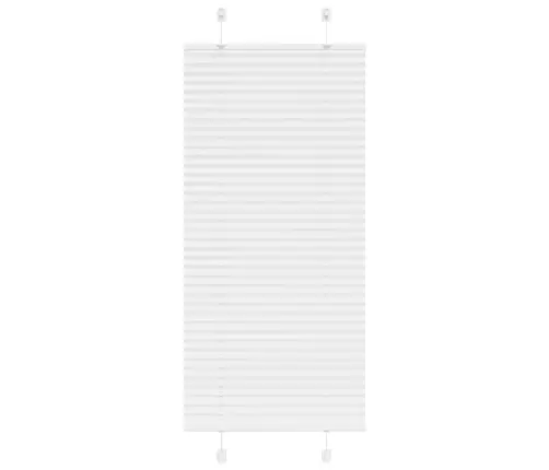 Plisēta Žalūzija Balta 60X100 Cm Auduma Platums 59,4 Cm Vidaxl