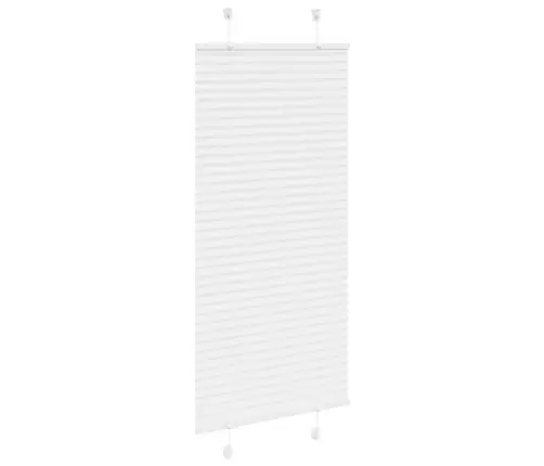Plisēta Žalūzija Balta 60X100 Cm Auduma Platums 59,4 Cm Vidaxl
