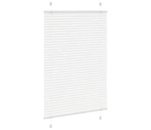 Plisuota Žaliuze Balta 95X100 Cm Audinio Plotis 94,4 Cm