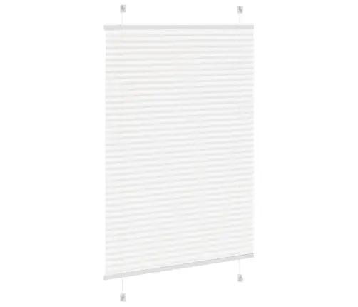 Plisuota Žaliuze Balta 95X100 Cm Audinio Plotis 94,4 Cm