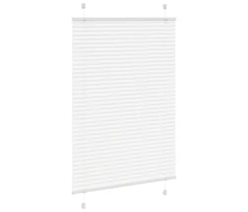 Plisuota Žaliuze Balta 100X100 Cm Audinio Plotis 99,4 Cm