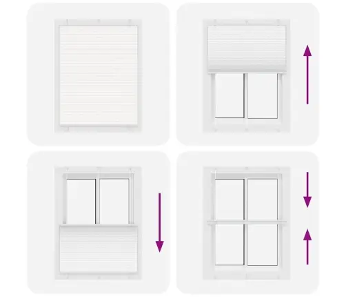 Kroku Žalūzija Balta 110X100 Cm Auduma Platums 109,4 Cm Vidaxl