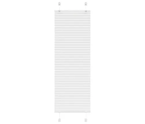 Kroku Žalūzija Balta 40X150 Cm Auduma Platums 39,4 Cm Vidaxl