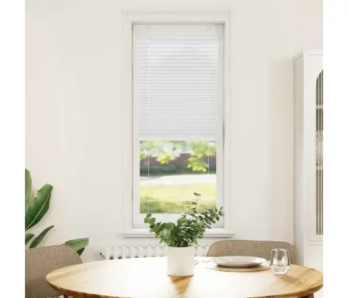 Kroku Žalūzija Balta 40X150 Cm Auduma Platums 39,4 Cm Vidaxl