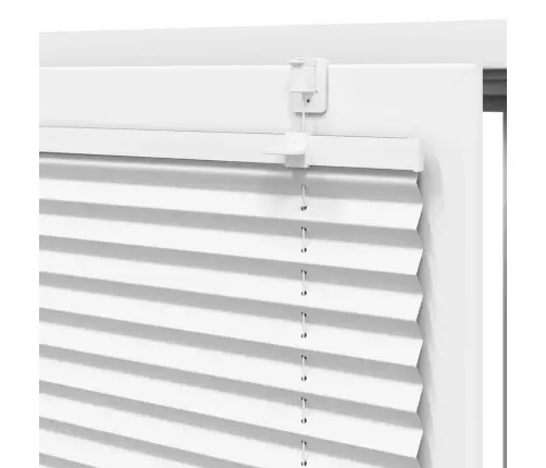 Plisseeritud Ruloo Valge 55X150 Cm Kanga Laius 54,4 Cm